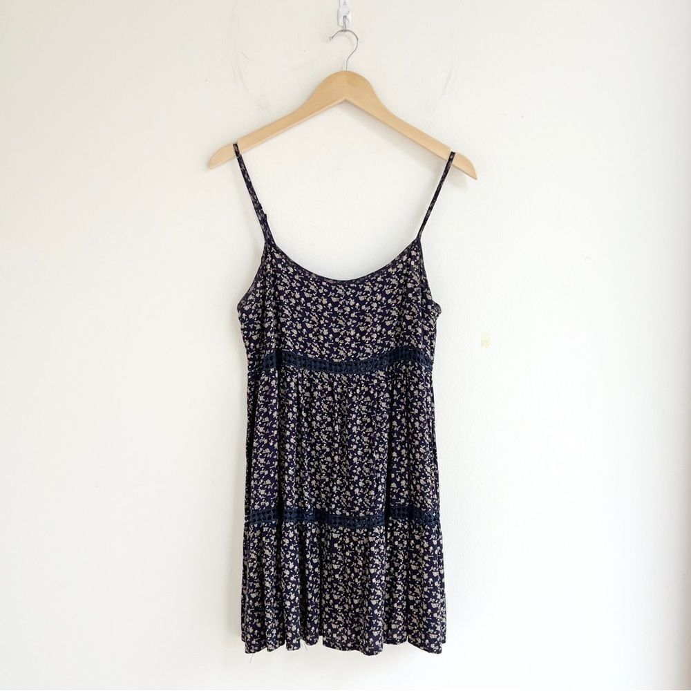 Catch Me Navy Floral Tank Tunic